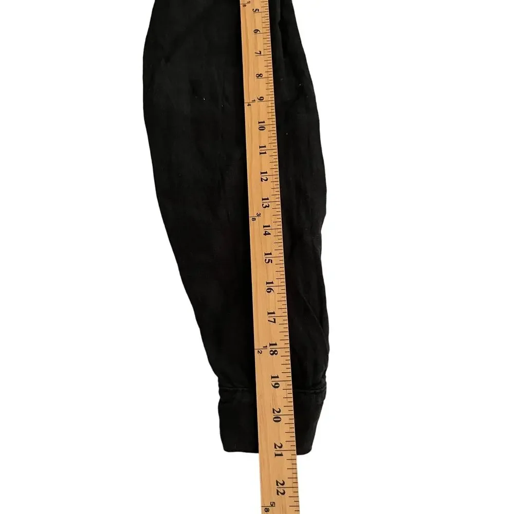 NEW MATE THE LABEL Long Sleeve 100% Linen Jumpsuit - Jet Black SIZE S - Picture 12 of 13